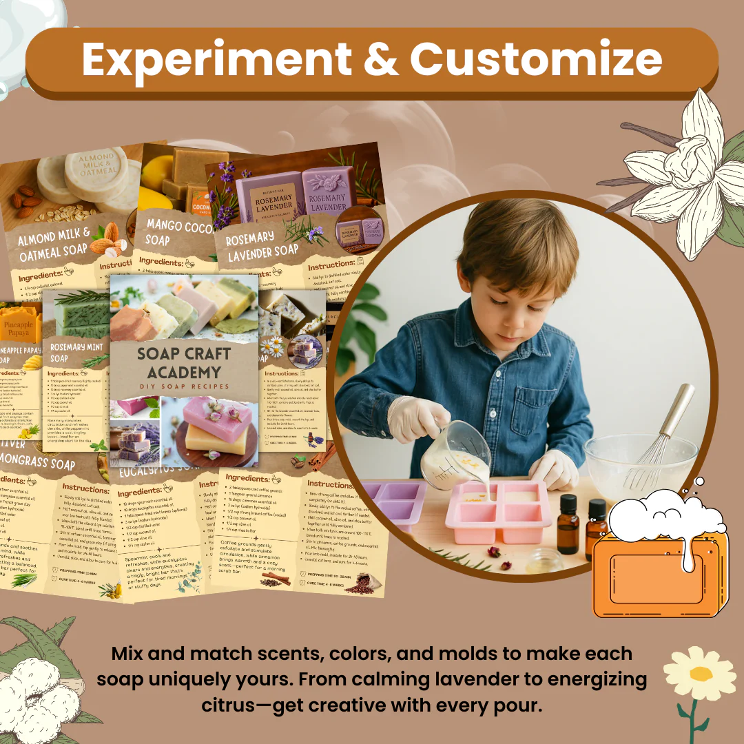 Organic Soap DIY Guide Bundle