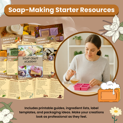 Organic Soap DIY Guide Bundle