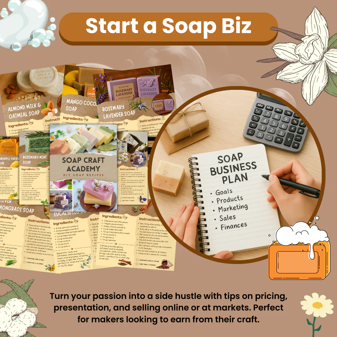Organic Soap DIY Guide Bundle